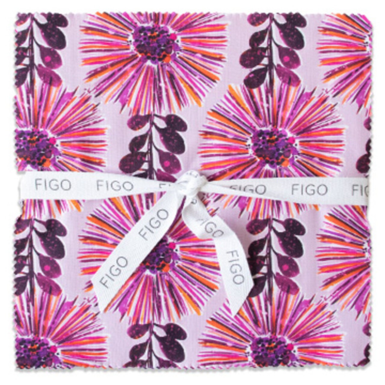 Painted Garden 10" Square Pack (Layer Cake) by Josephine Garden for Figo (TPGRDN42-10)